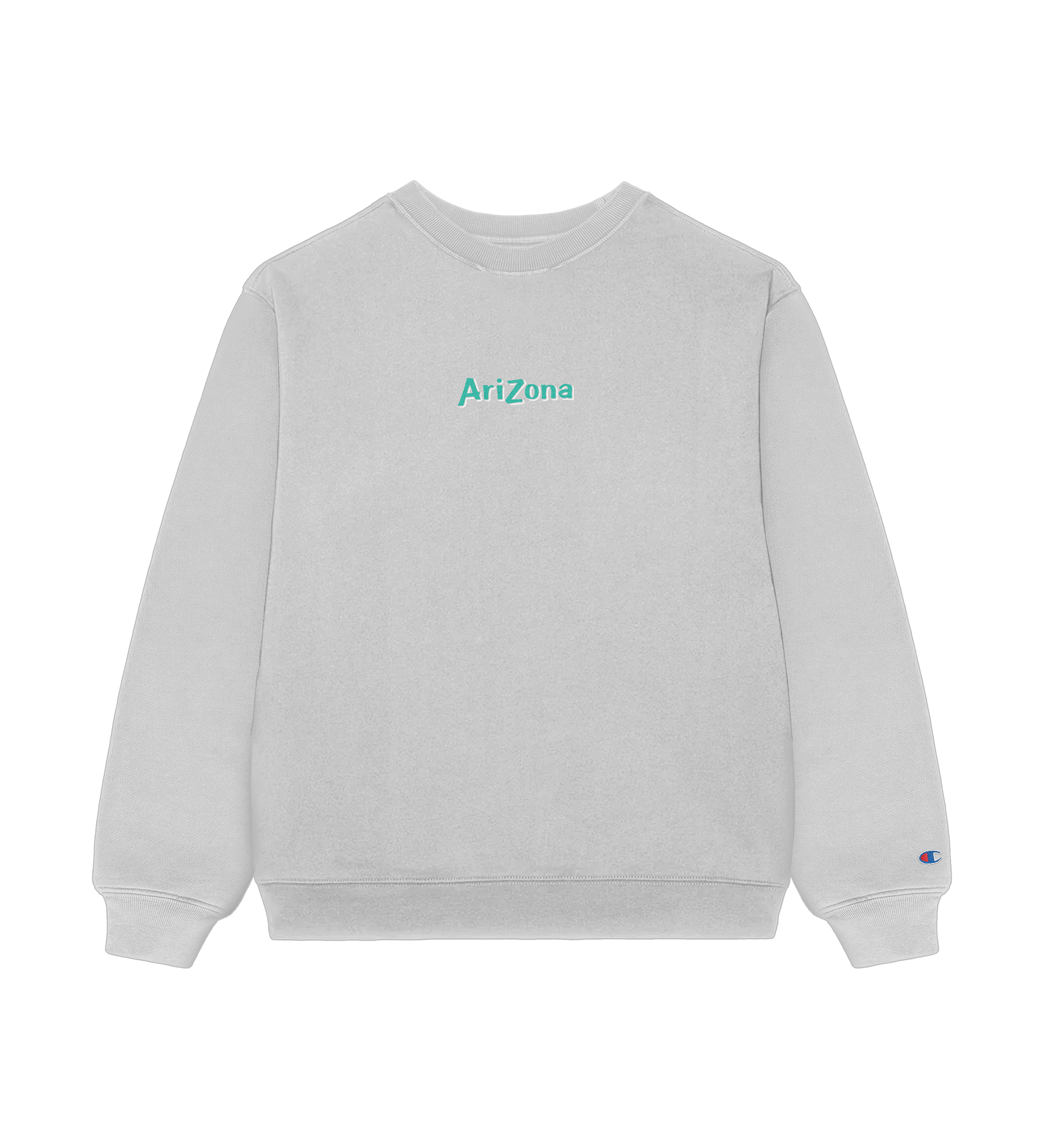 Light gray sweatshirt with 'Arizona' text