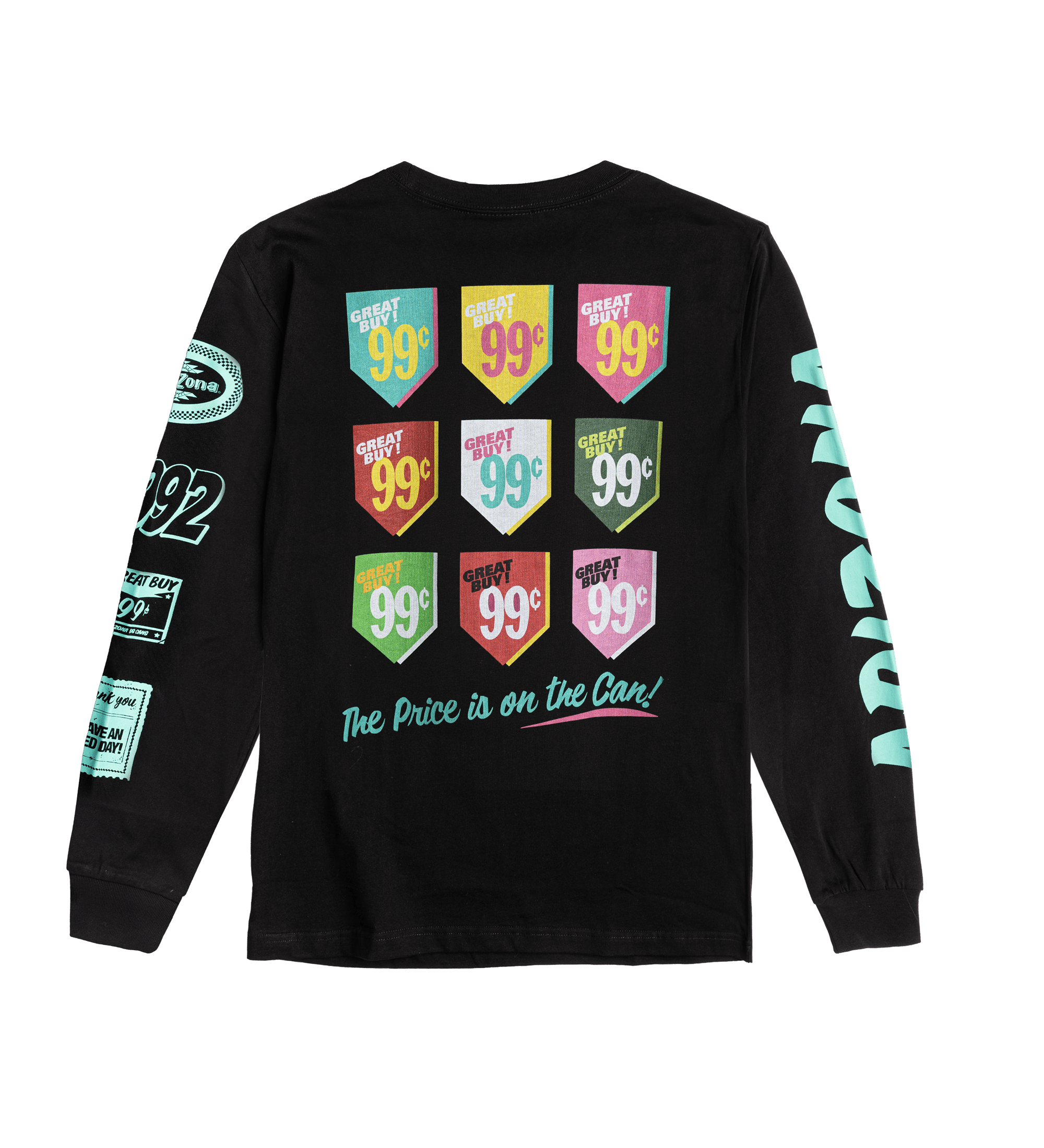 Black Great Buy 99 Cotton Long-Sleeve T-Shirt – DrinkAriZona