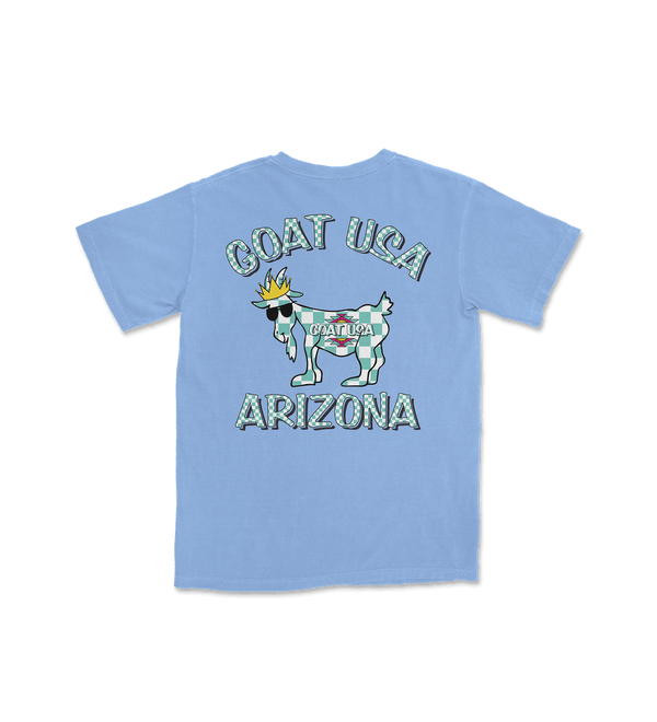 GOAT USA Checkerboard Youth T-Shirt Back