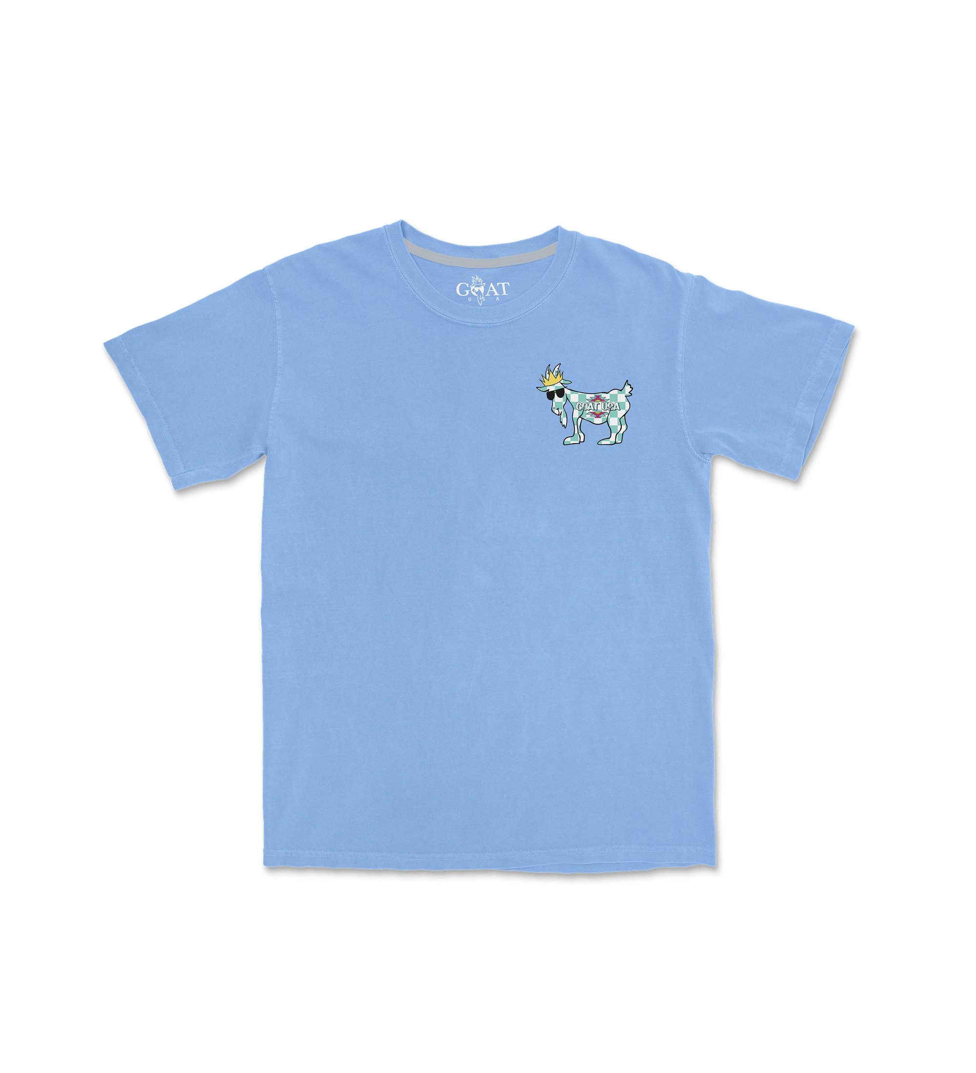 GOAT USA Checkerboard Youth T-Shirt Front