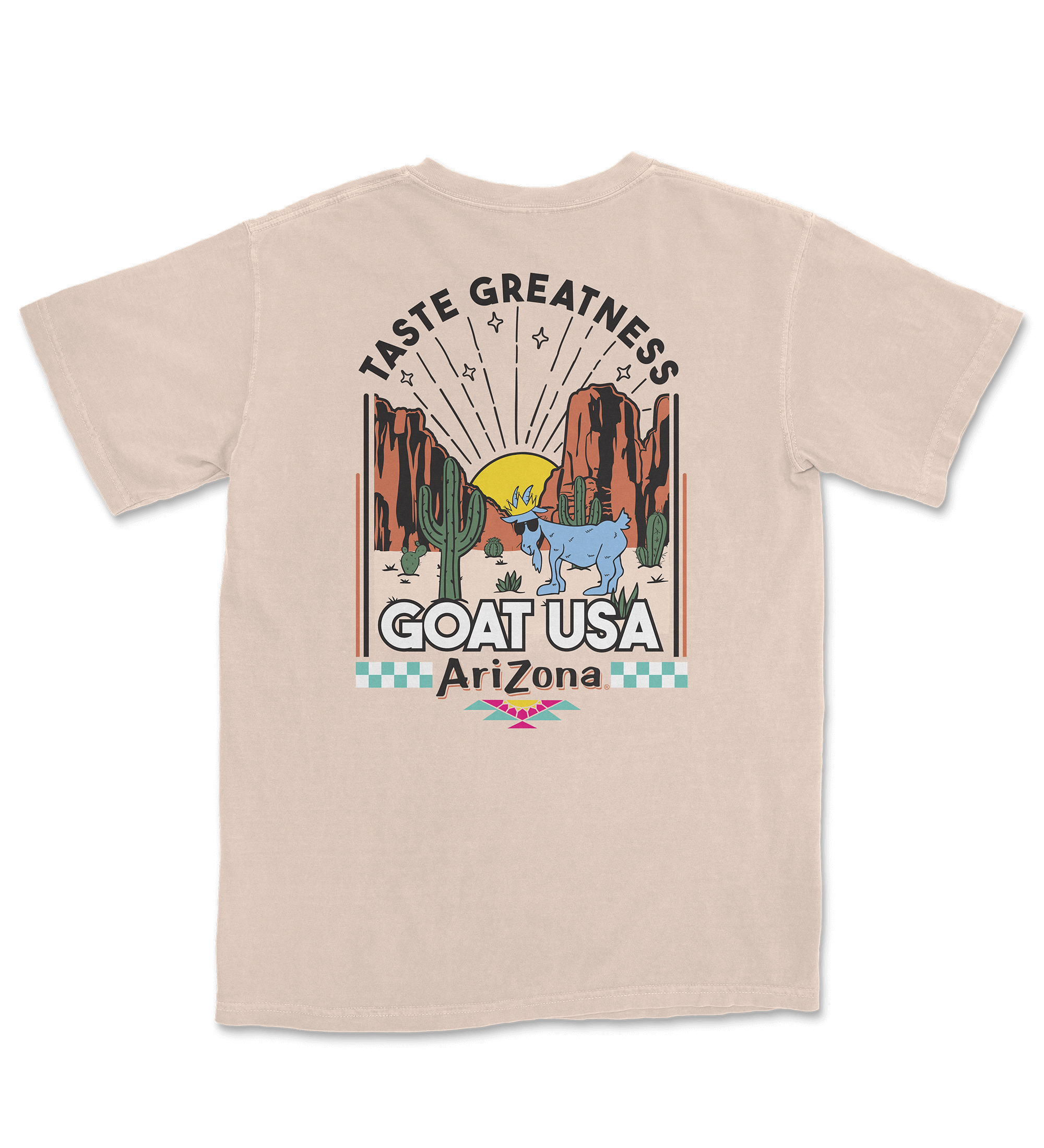 GOAT USA Desert T-Shirt Back