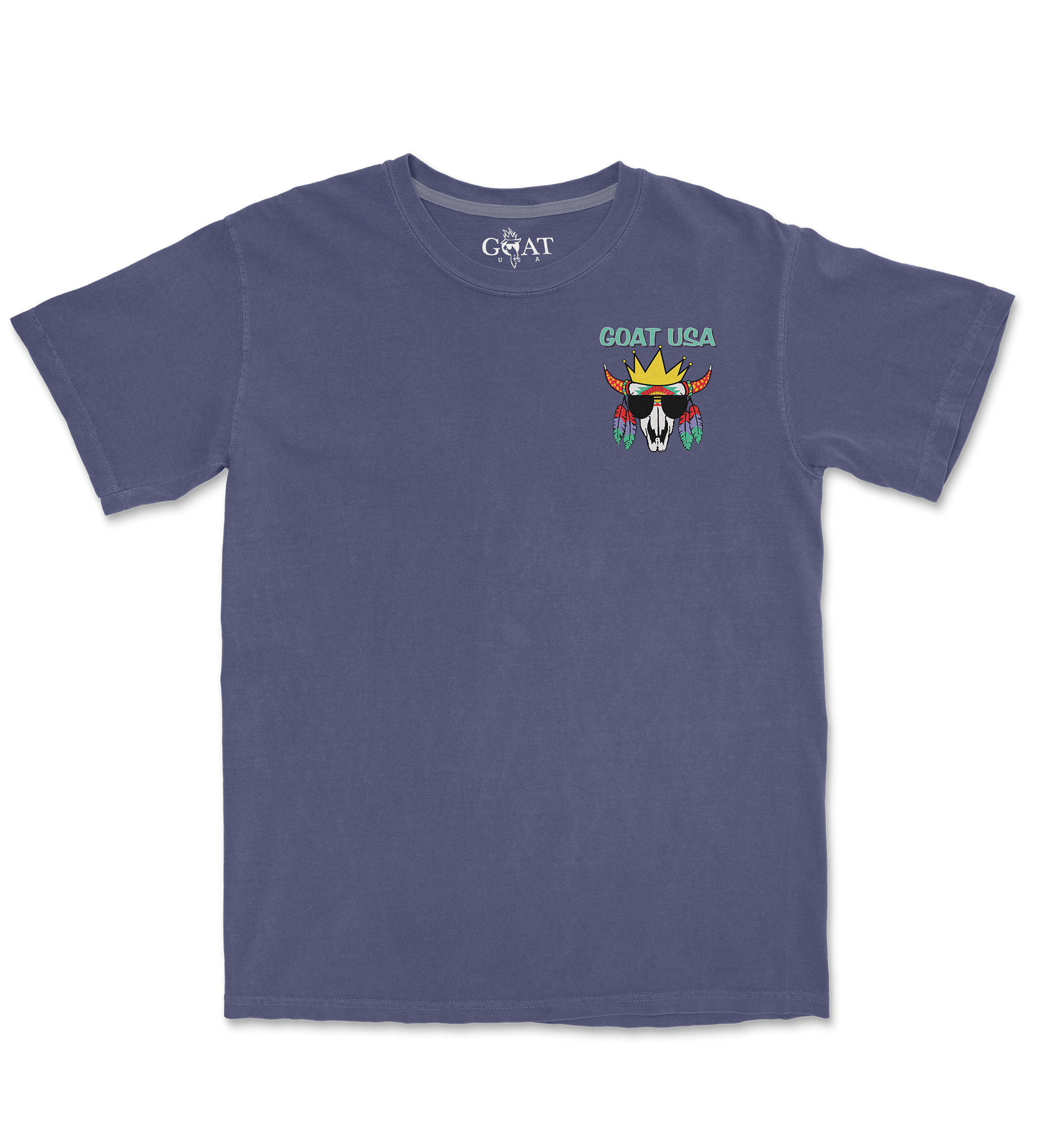 GOAT USA Cowskull T-Shirt Front