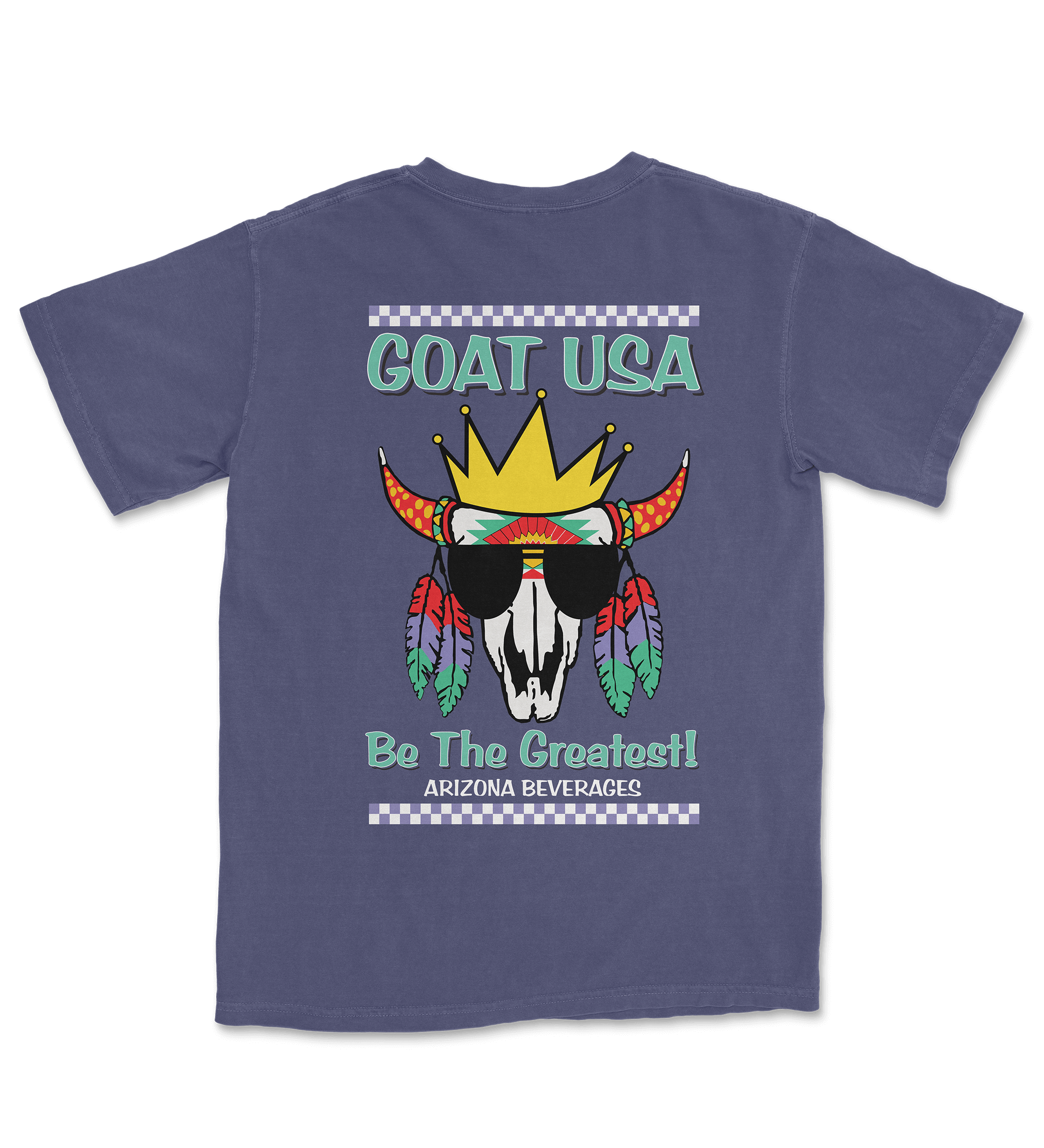 GOAT USA Cowskull T-Shirt Back