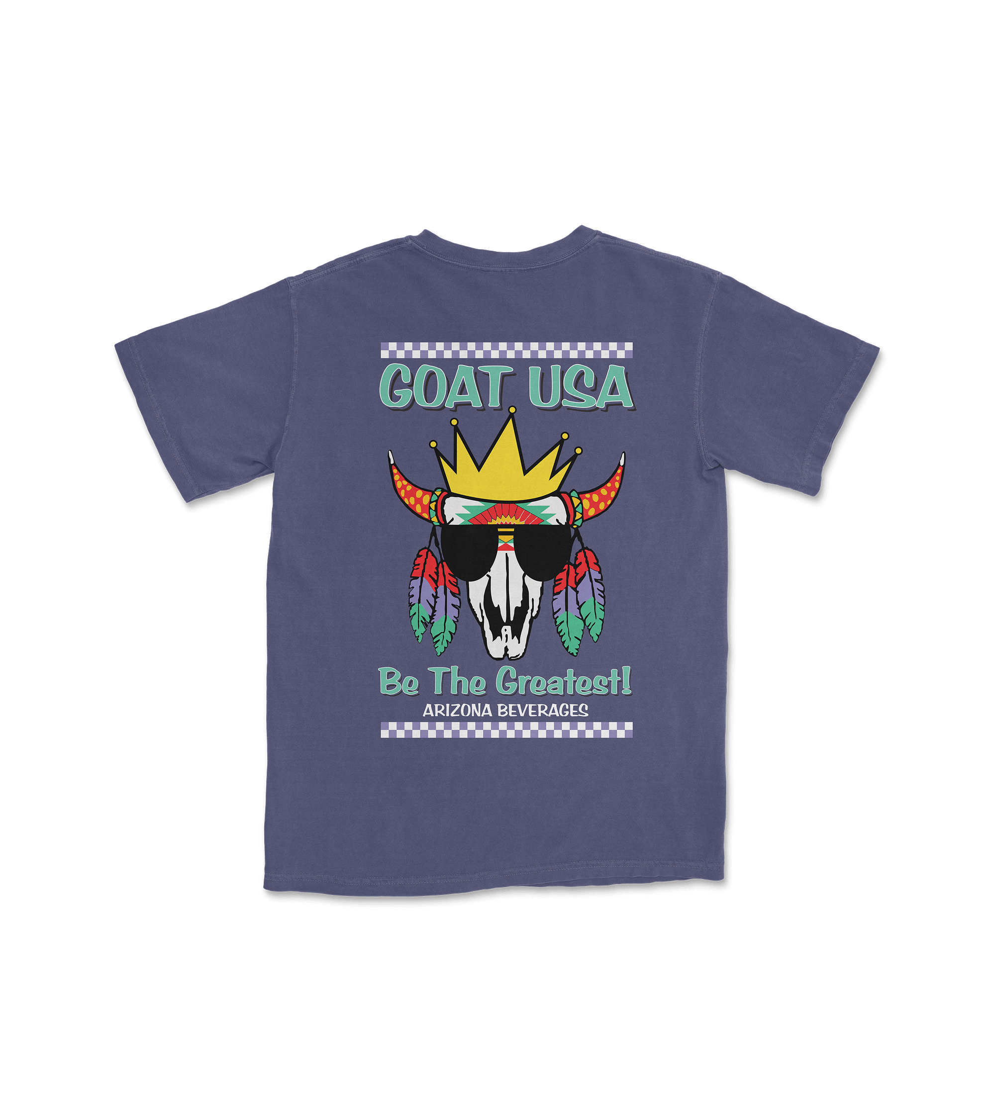 GOAT USA Cowskull Youth T-Shirt Back