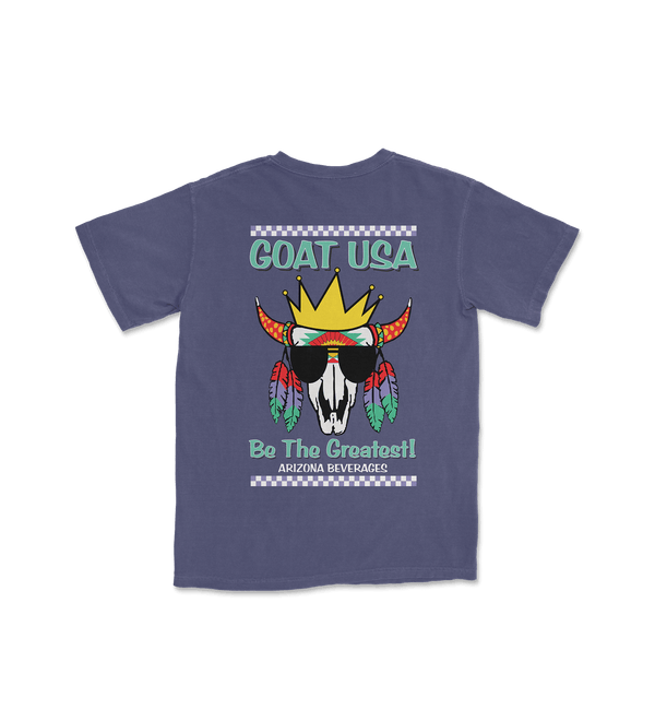 GOAT USA Cowskull Youth T-Shirt Back