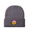 Gray Sunrise Beanie Front Product Image