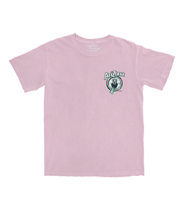 Green Tea Drip Pink Youth T-shirt Front