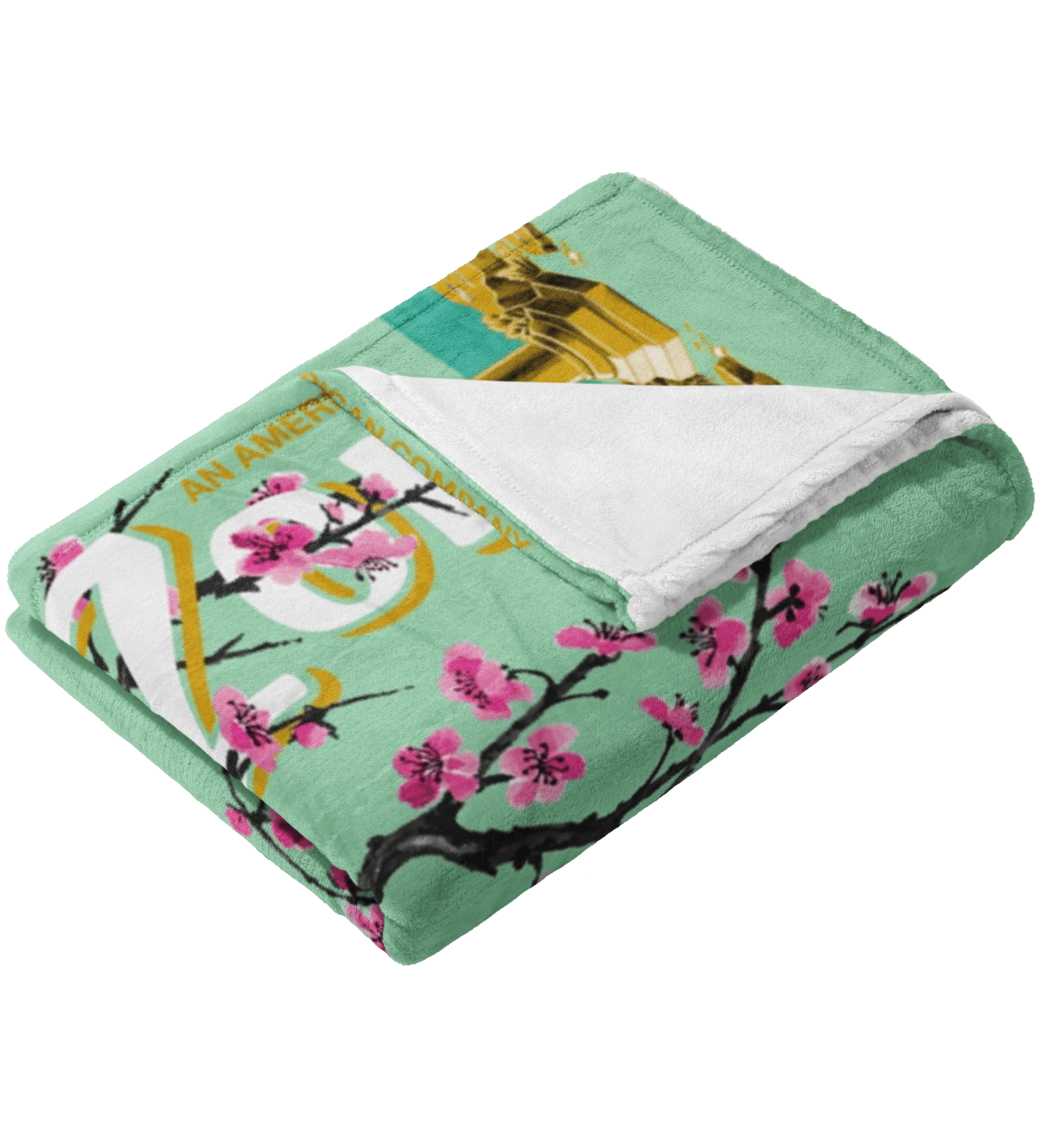 Green Tea Throw Blanket