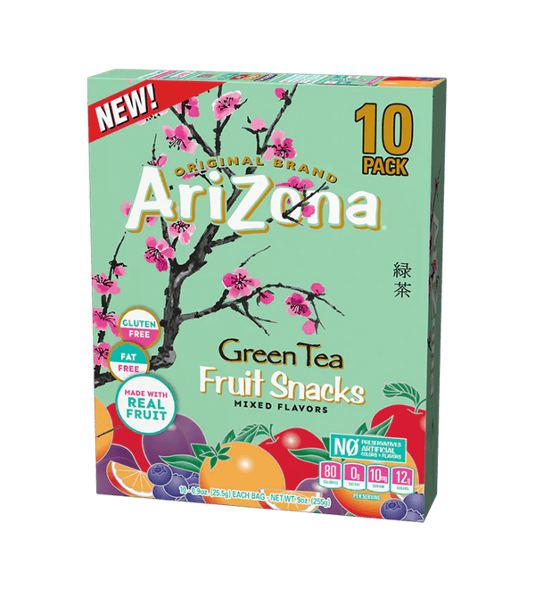Green Tea .9oz 10 Pack Fruit Snacks