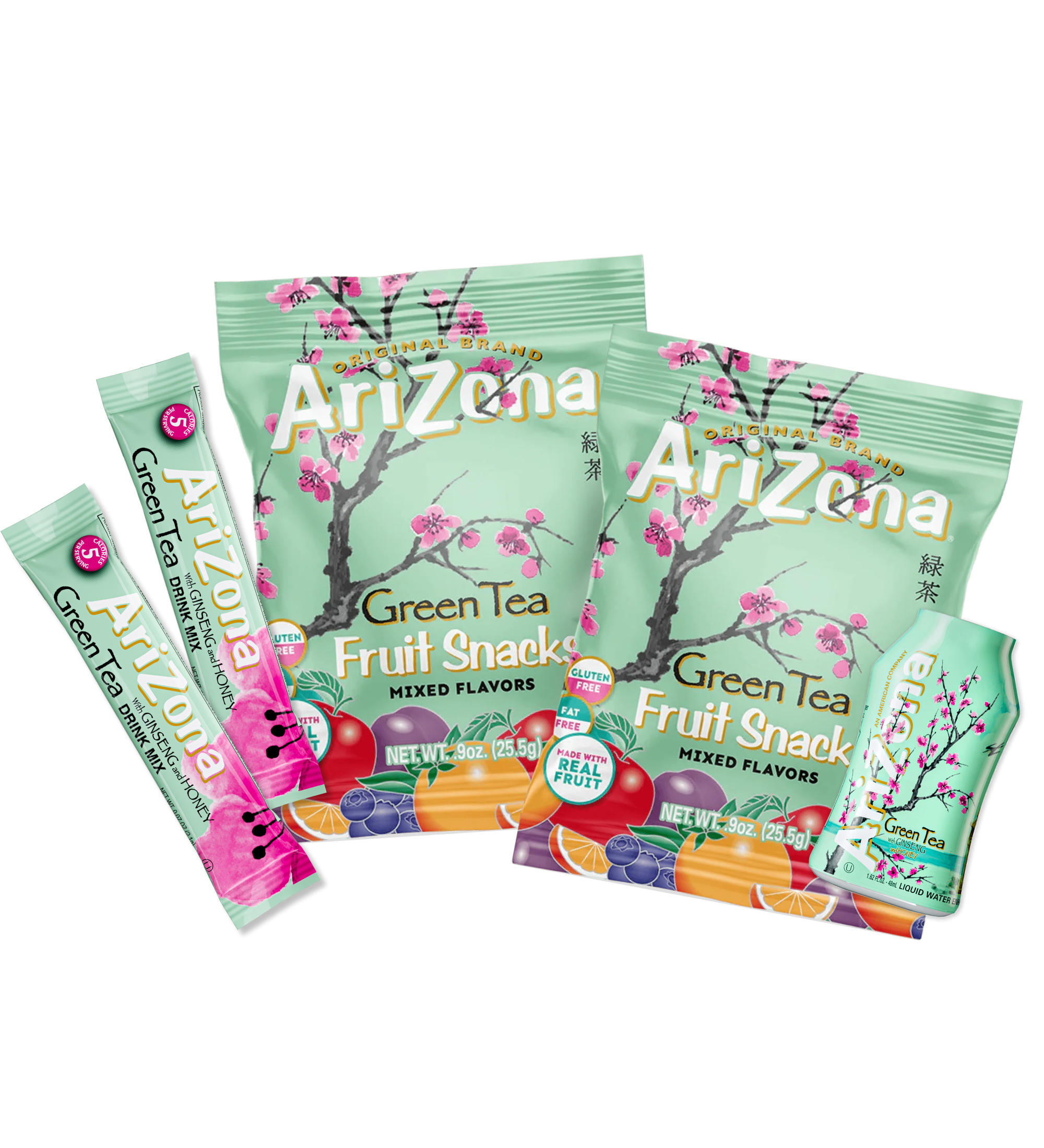 Green Tea 5-Count Variety Sampler – DrinkAriZona Green Tea 5-Count Variety Sampler – DrinkAriZona