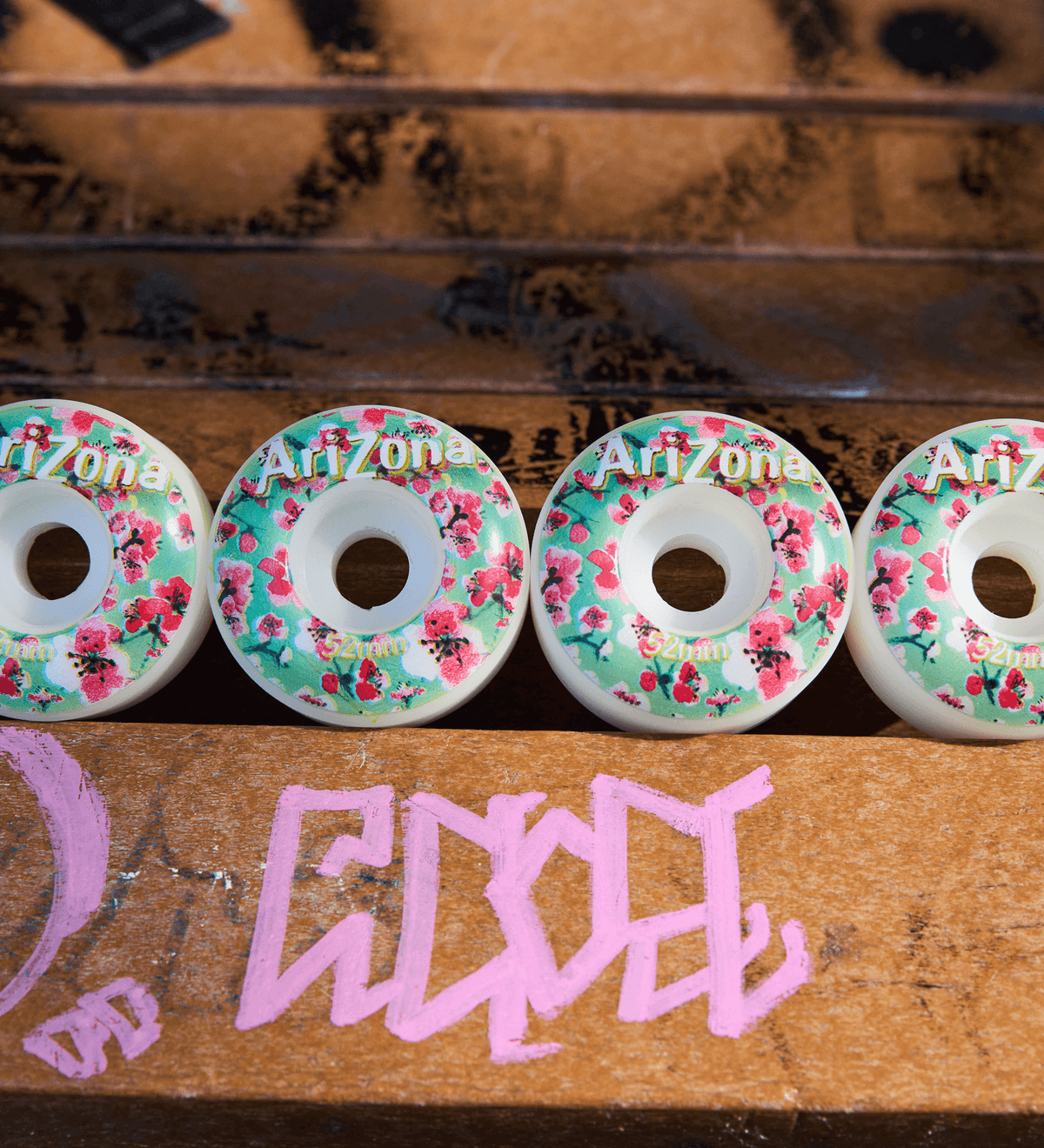 4-Piece Green Tea Skateboard Wheel Set