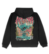 Evil Green Tea Black Cotton Hoodie