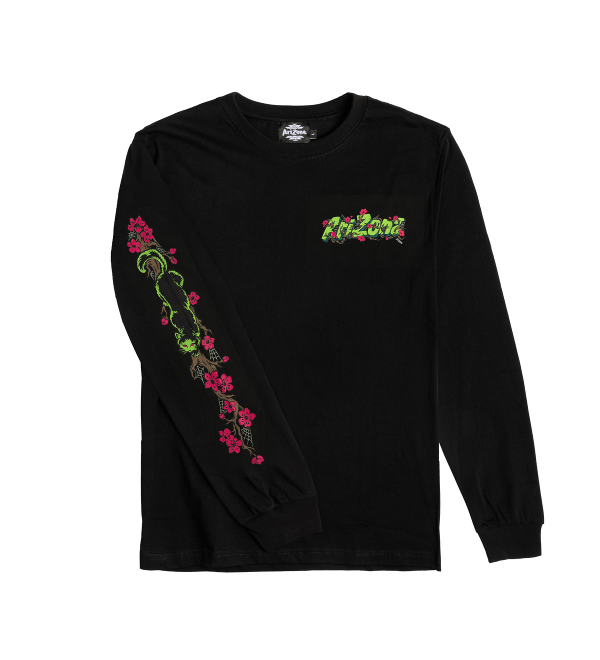 Black Haunted Bodega Halloween Long-Sleeve T-Shirt