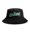 Black Halloween Reversible Bucket Hat