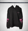 Heritage Blossom Hoodie Black Lifestyle