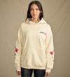 Heritage Blossom Hoodie Ivory Lifestyle Image