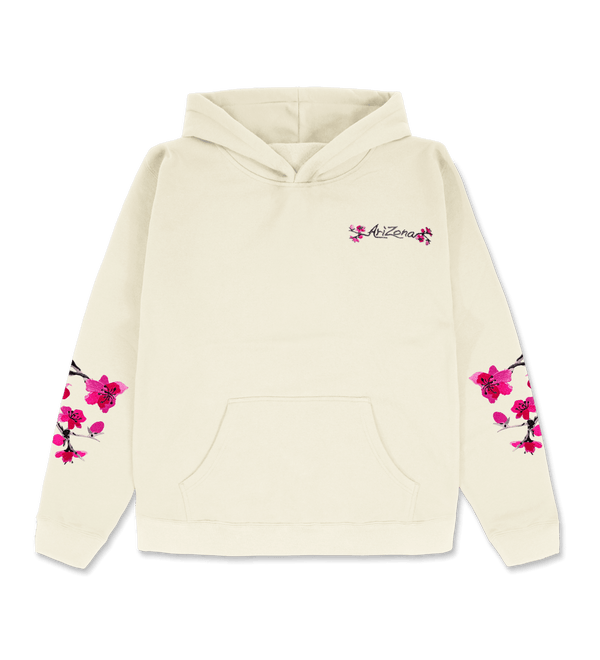 Heritage Blossom Hoodie Ivory Front Product Image