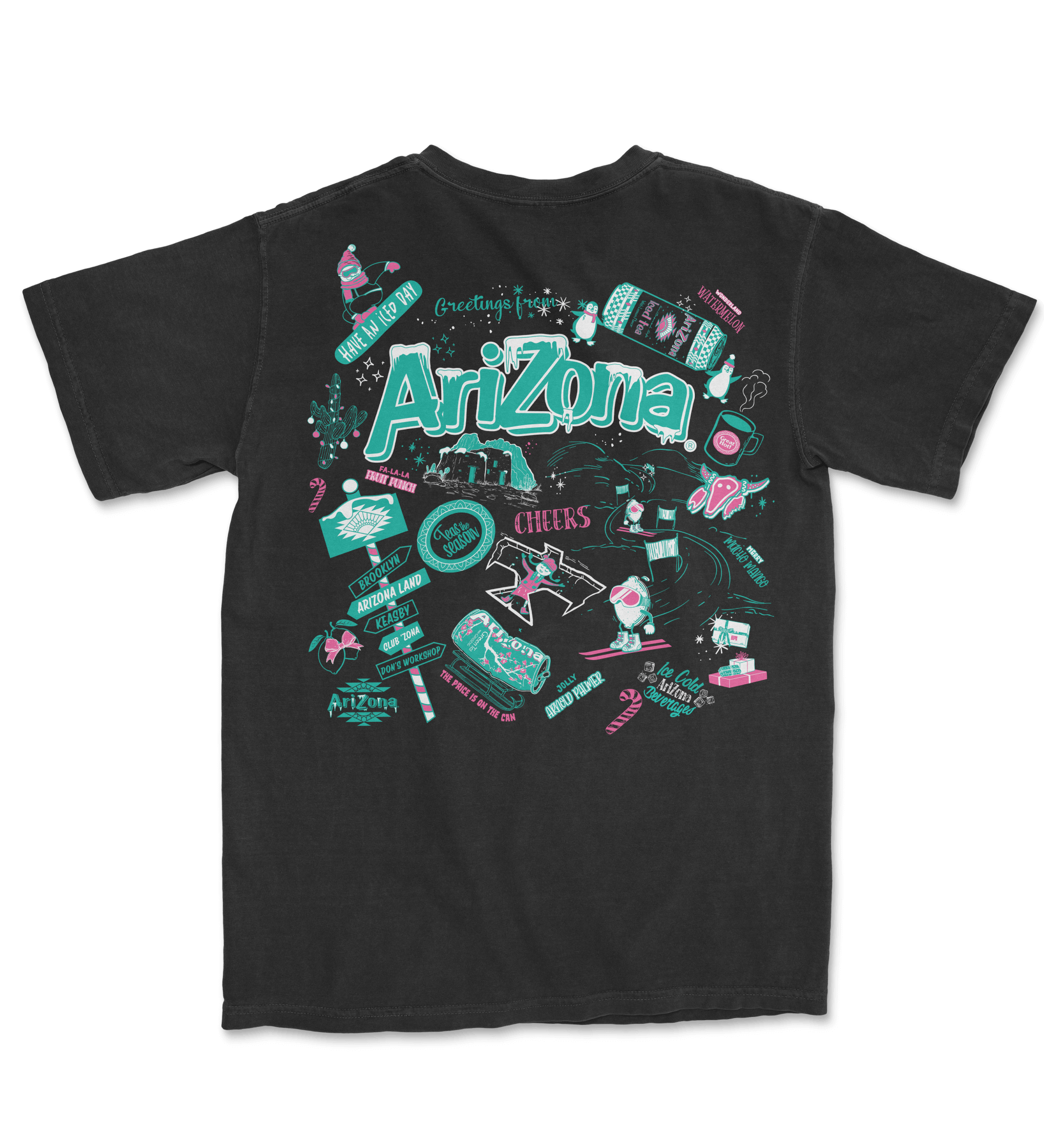 Black Holiday Cotton T-Shirt