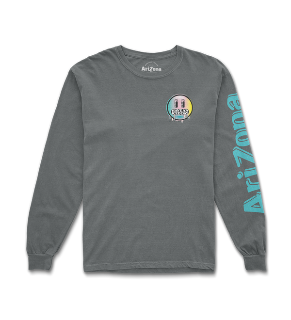Have An Iced Day Gray Long Sleeve T-Shirt Front