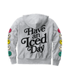 Have An Iced Day Youth Gray Hoodie Back