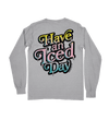 Have An Iced Day Youth Gray Long Sleeve T-Shirt Back