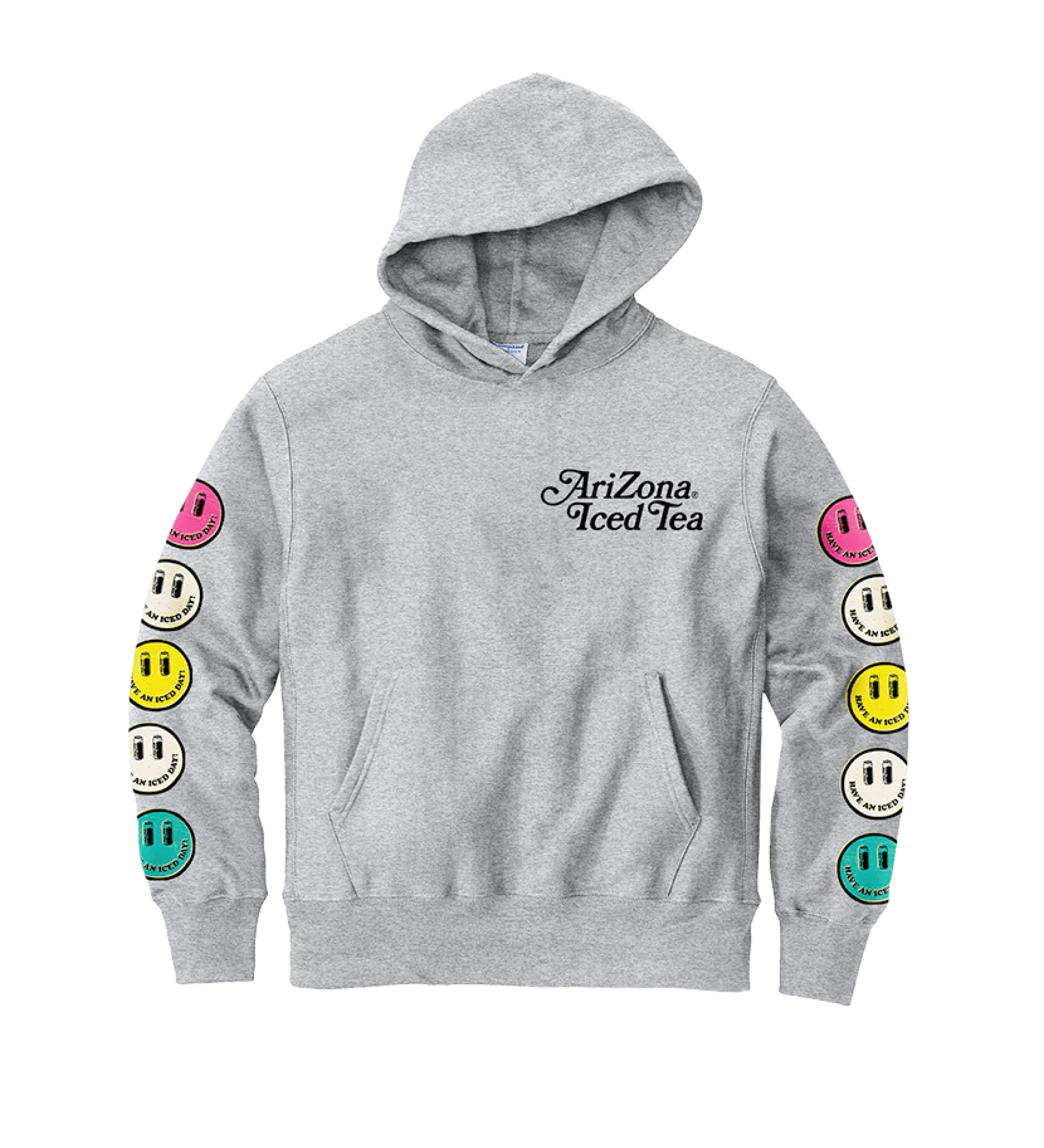 Have An Iced Day Youth Gray Hoodie Front