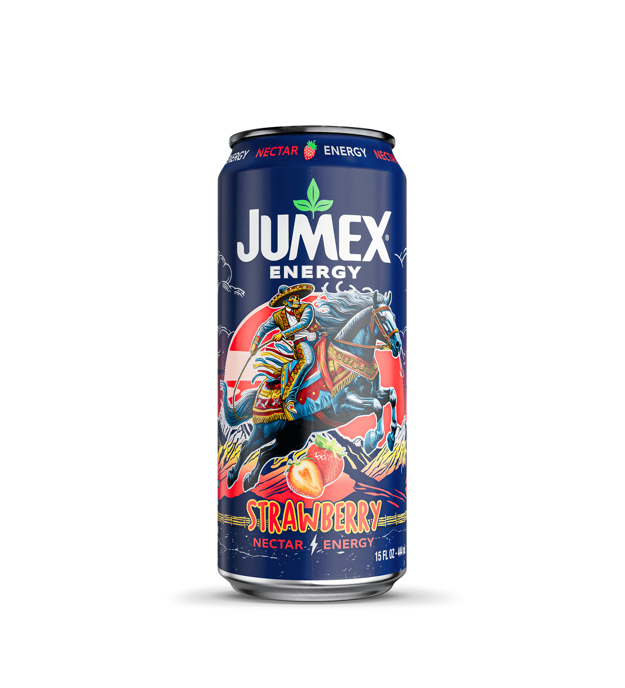 Jumex Energy Strawberry Nectar Drink | 15 oz. Can / 12-pack