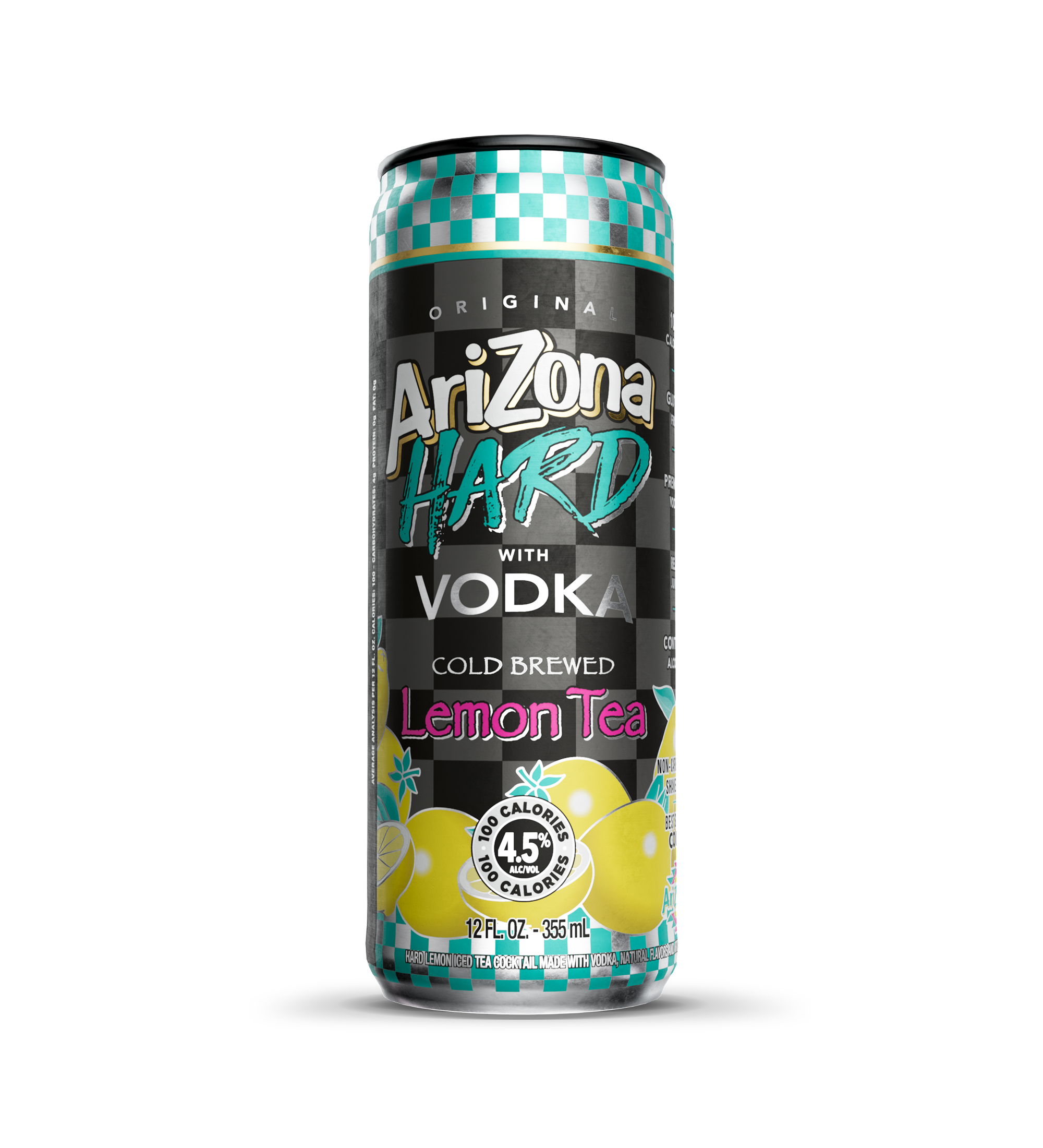 AriZona Hard with Vodka Lemon Tea 12oz Can