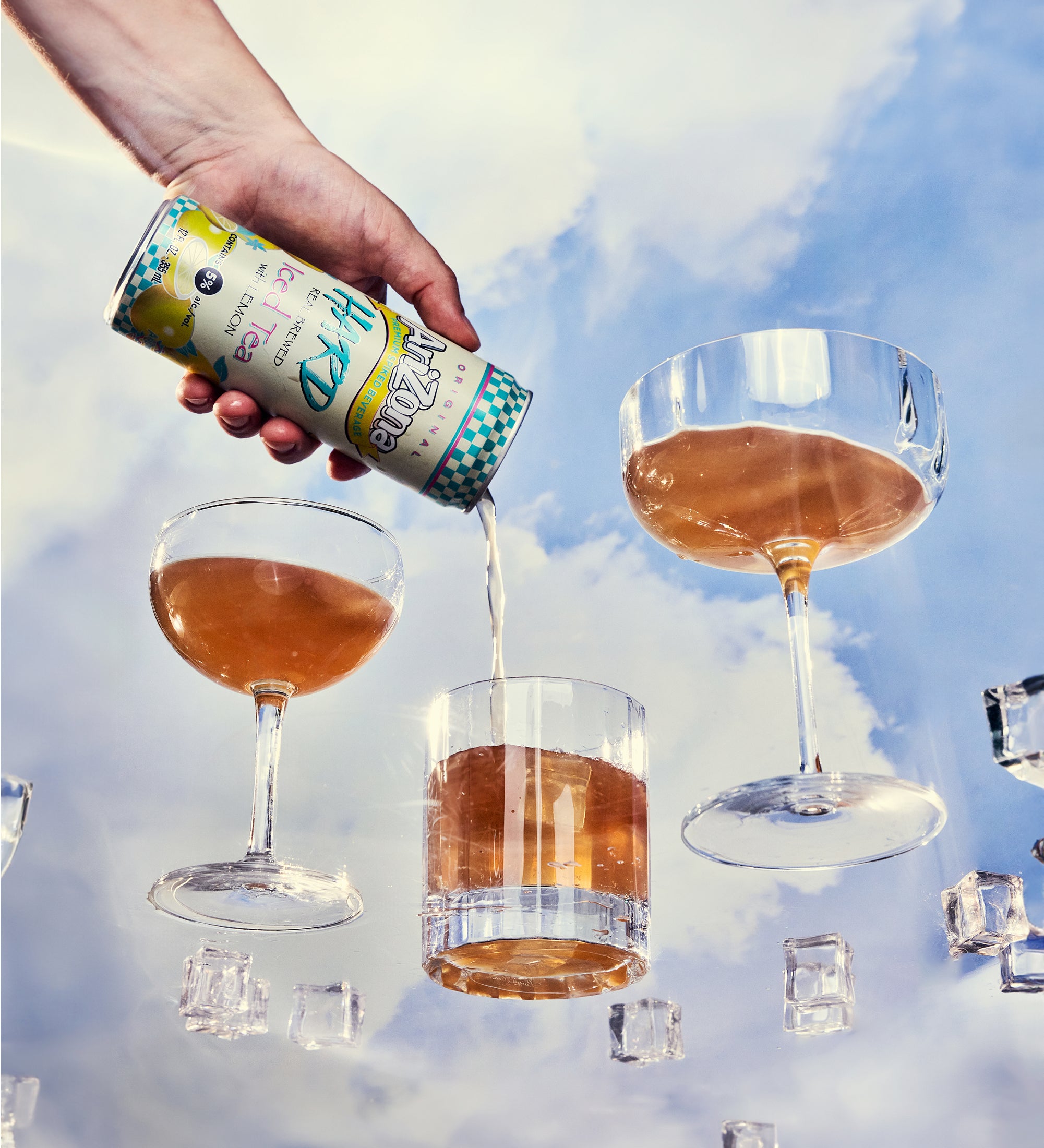 AZ Hard Lemon Tea 12oz Lifestyle