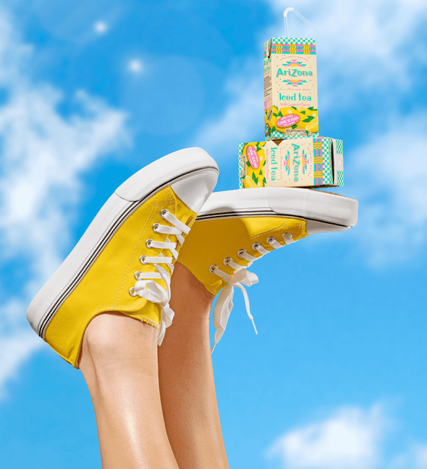 Lemon Iced Tea 6.75 fl oz Single Juice Box Lifestyle