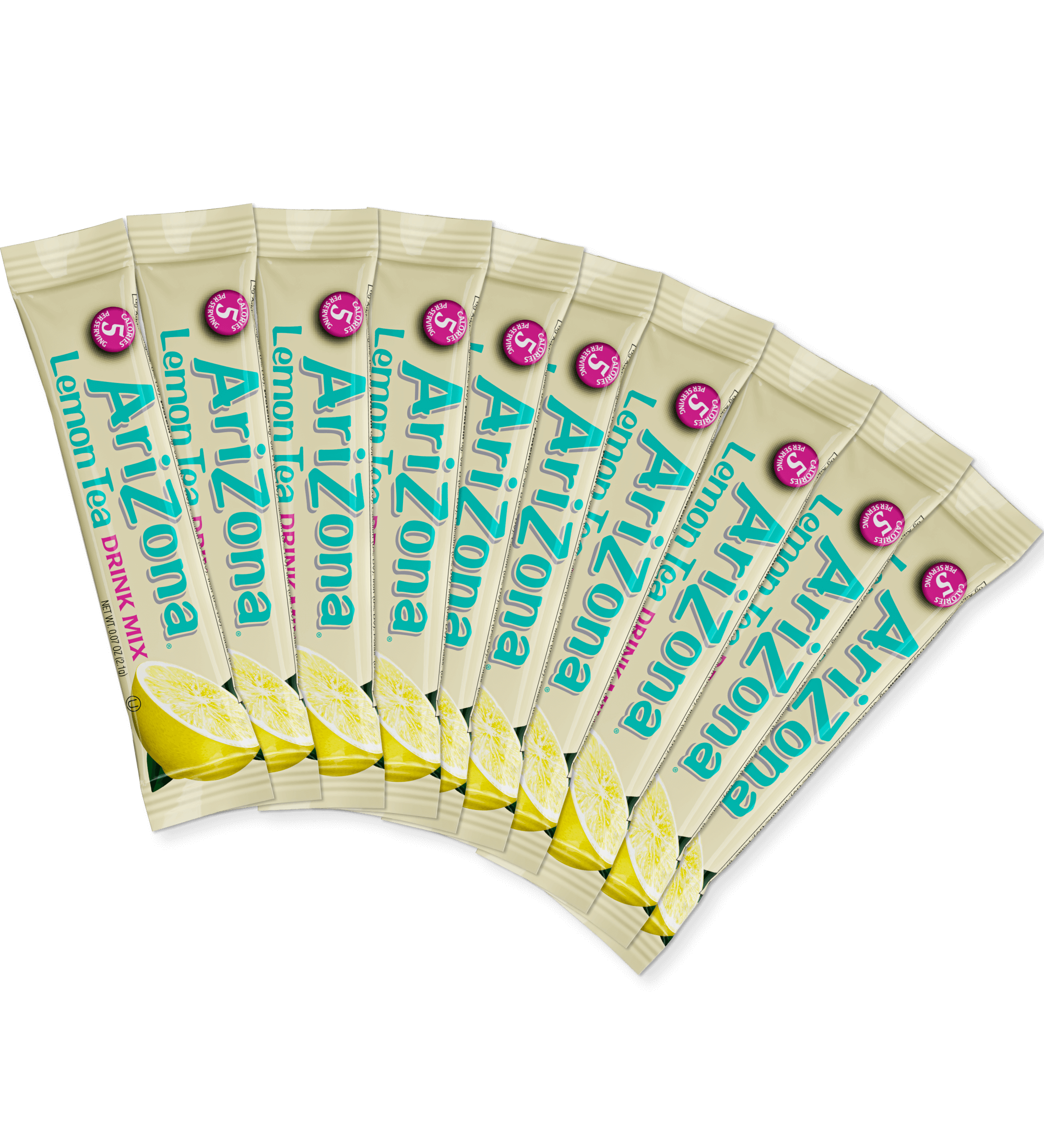 Lemon Tea .07 oz Drink Mix Sticks Case Shot