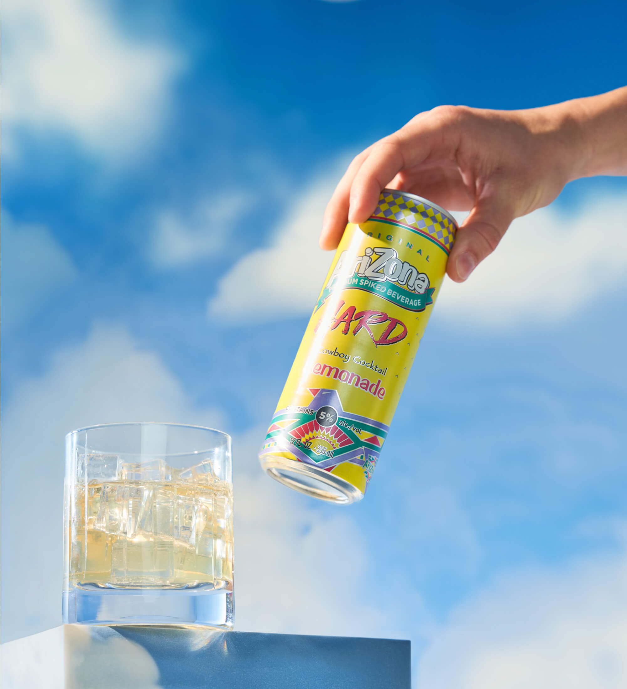 Lemonade AZ Hard 12 oz Lifestyle