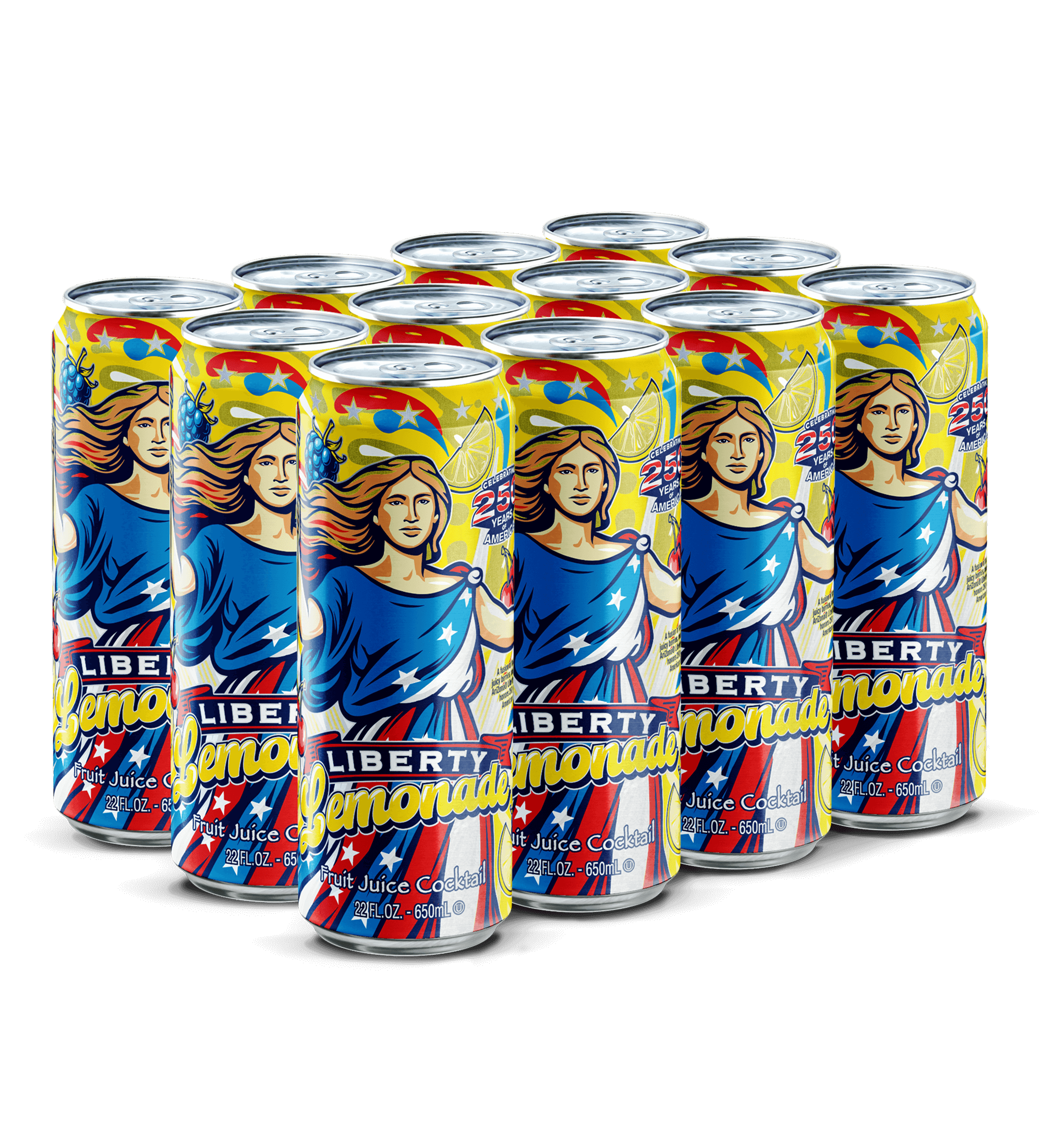Liberty Lemonade Juice Cocktail | 22 oz. Big Can / 12-pack