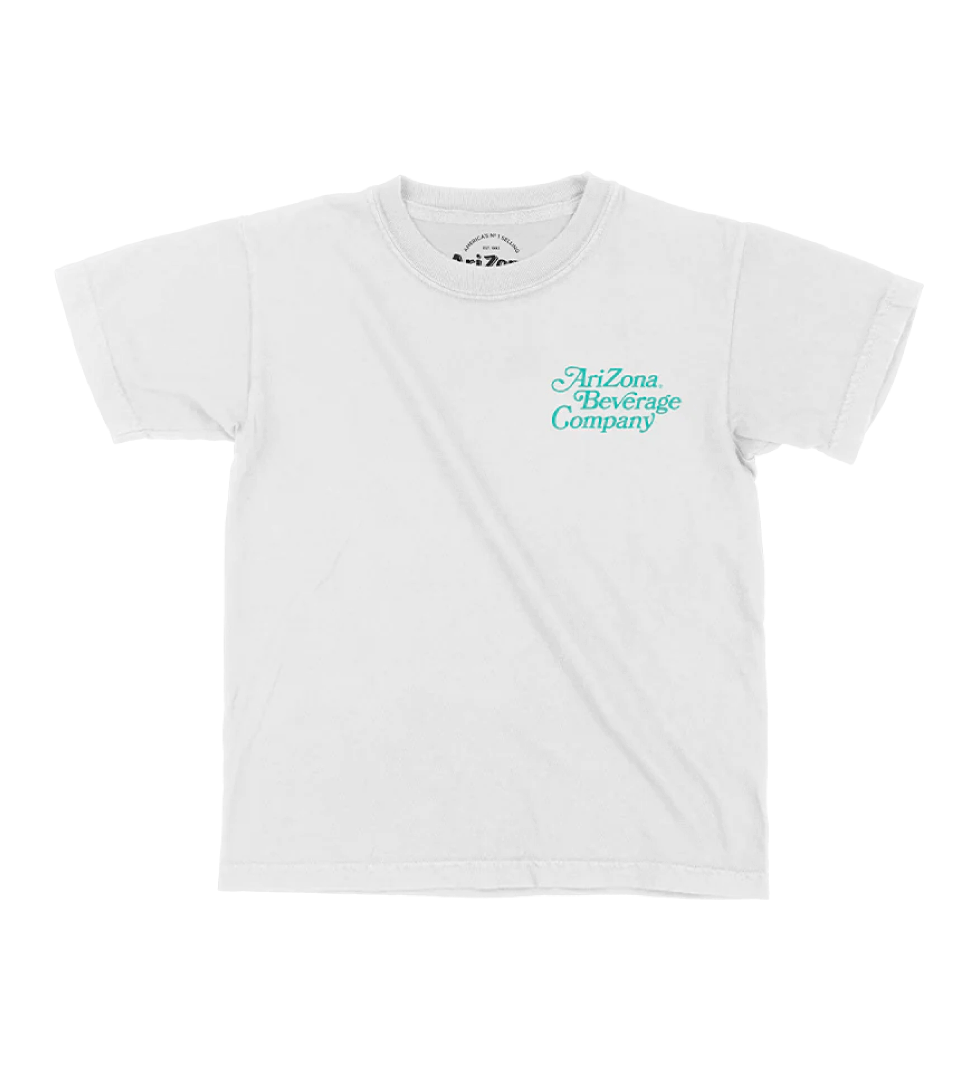 Logo Collage Youth White T-Shirt Front