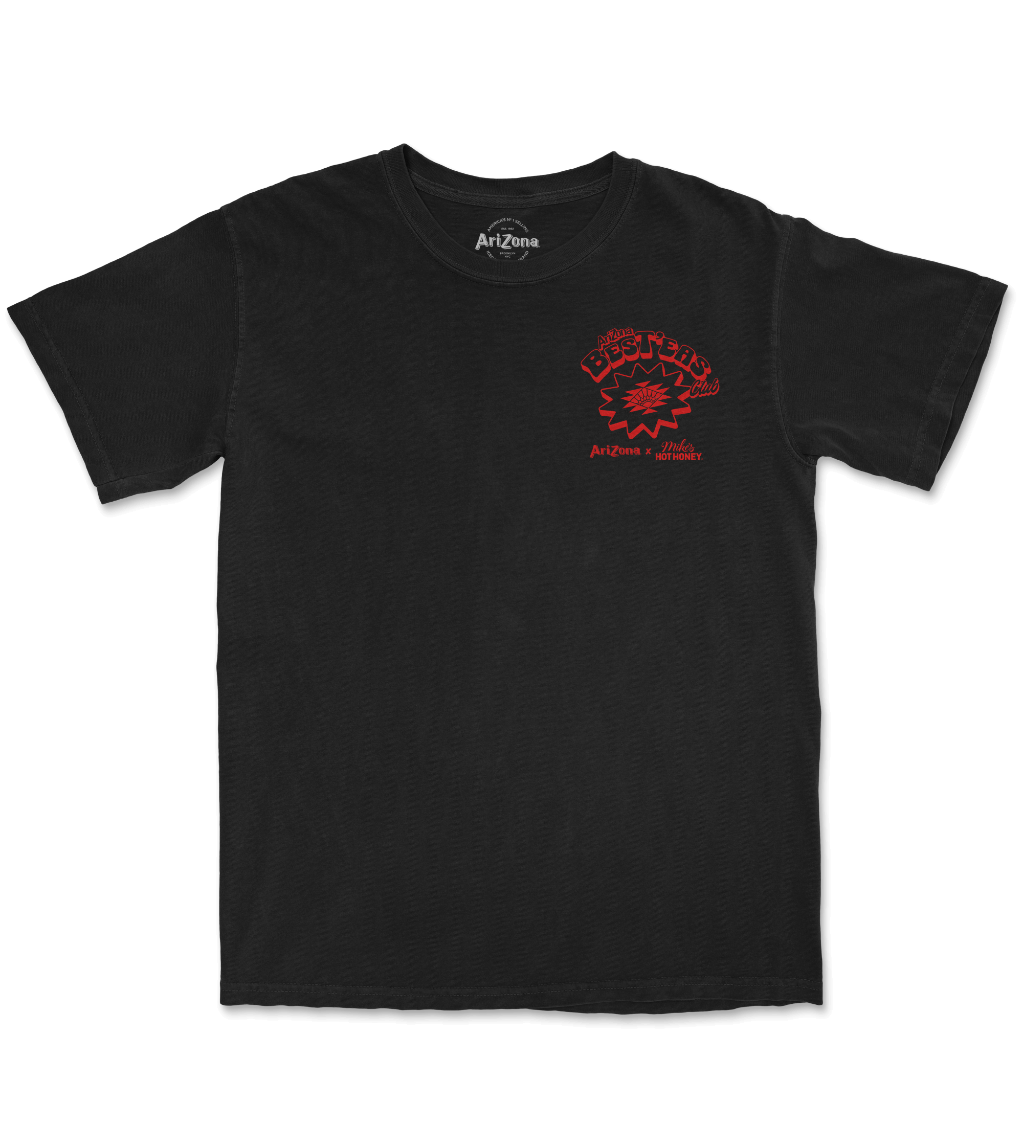 Black & Red Best'Teas Cotton T-Shirt