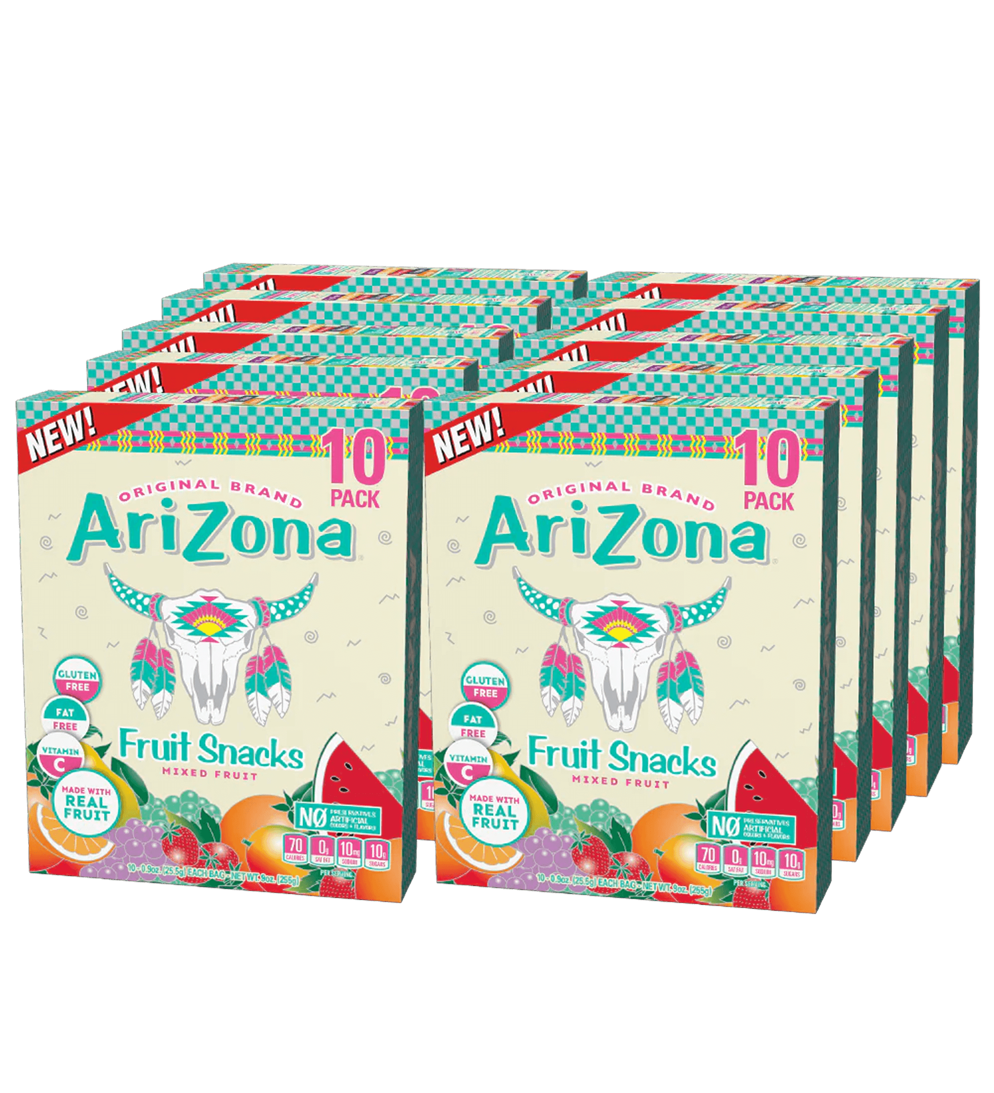 Mixed Fruit .9oz 10 Pack Fruit Snacks Case Shot