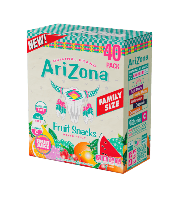 Mixed Fruit .9oz Fruit Snacks 40 Pack Case Shot
