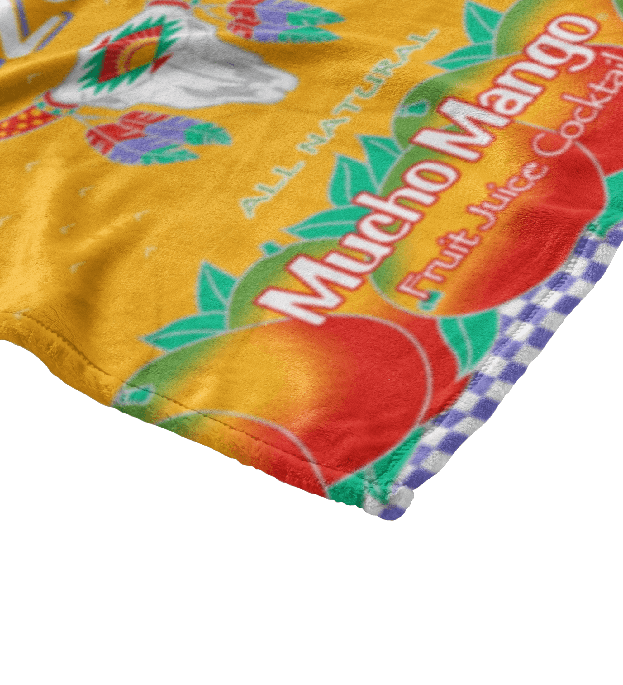 Mucho Mango Throw Blanket Close Up