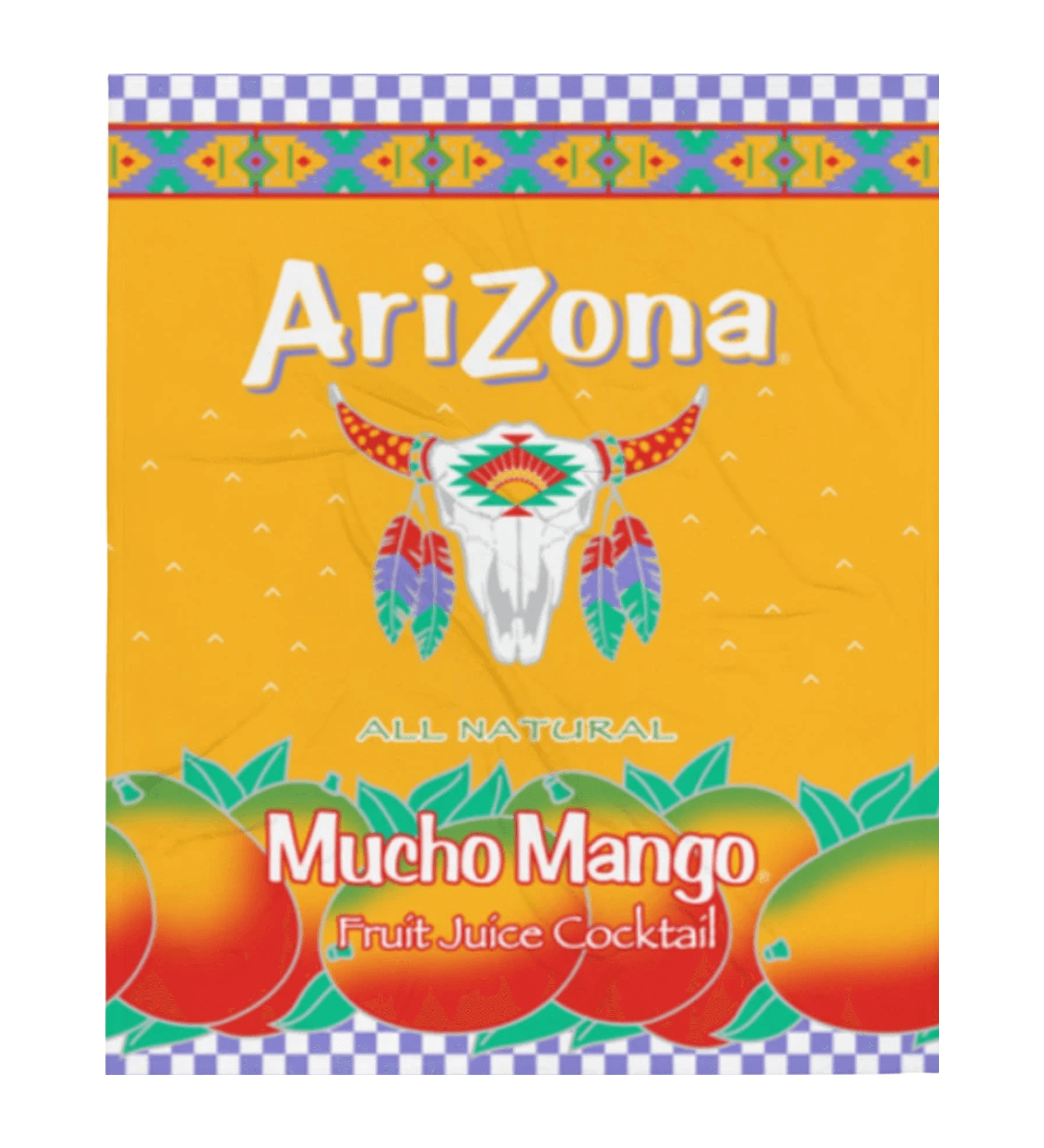 Mucho Mango Throw Blanket Full Image