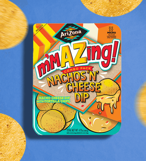 Nacho Cheese Chip Tray .475 oz Single Tray Lifestyle