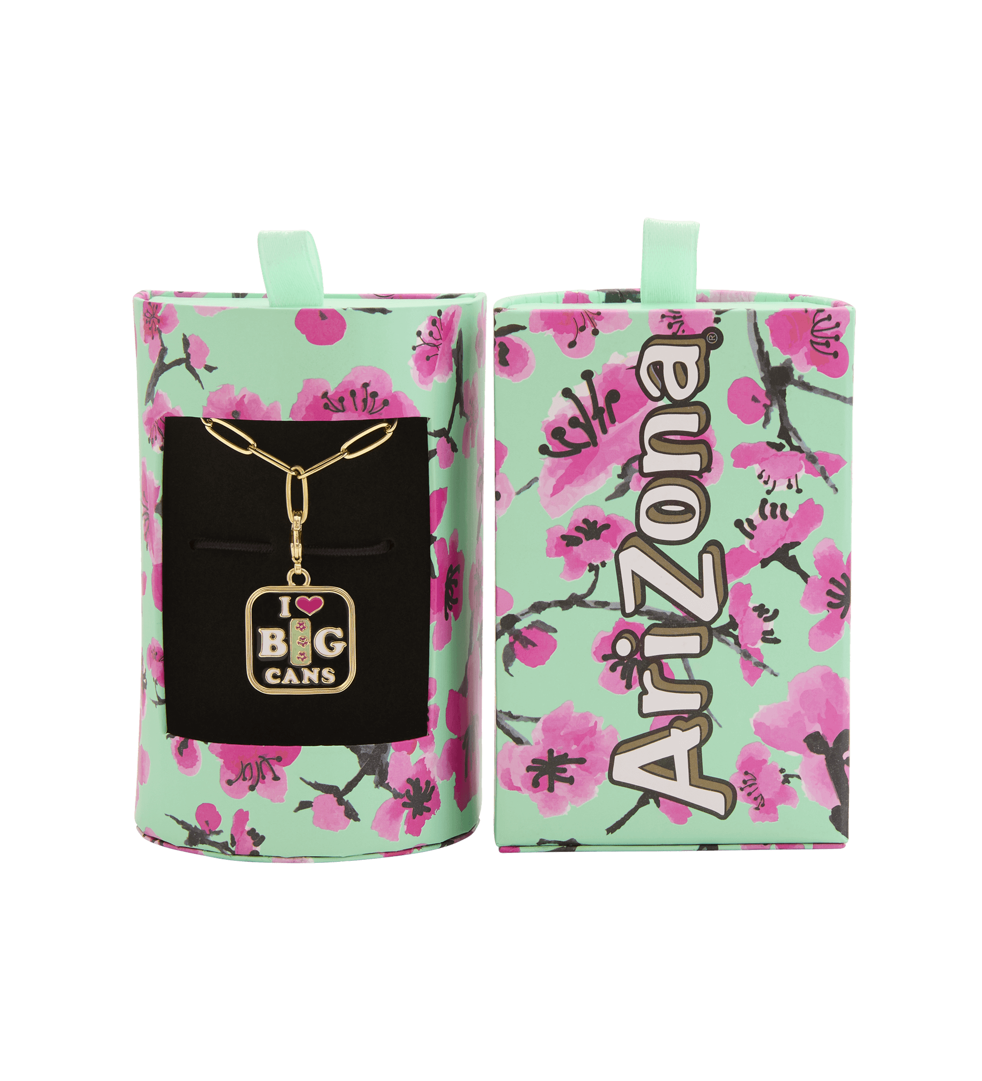 Goldtone & Resin Big Can Pendant Necklace