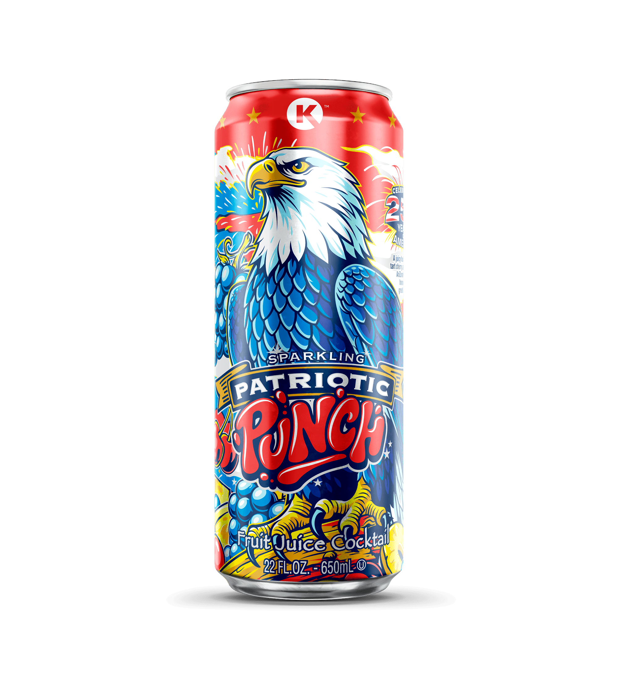 Patriotic Punch Juice Cocktail | 22 oz. Big Can / 12-pack
