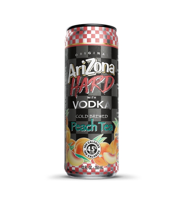 AriZona Hard with Vodka Peach Tea 12oz