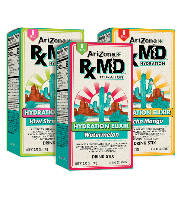 RX MD Hydration Stix Variety Product Image 3 Boxes of 6 Stix Each
