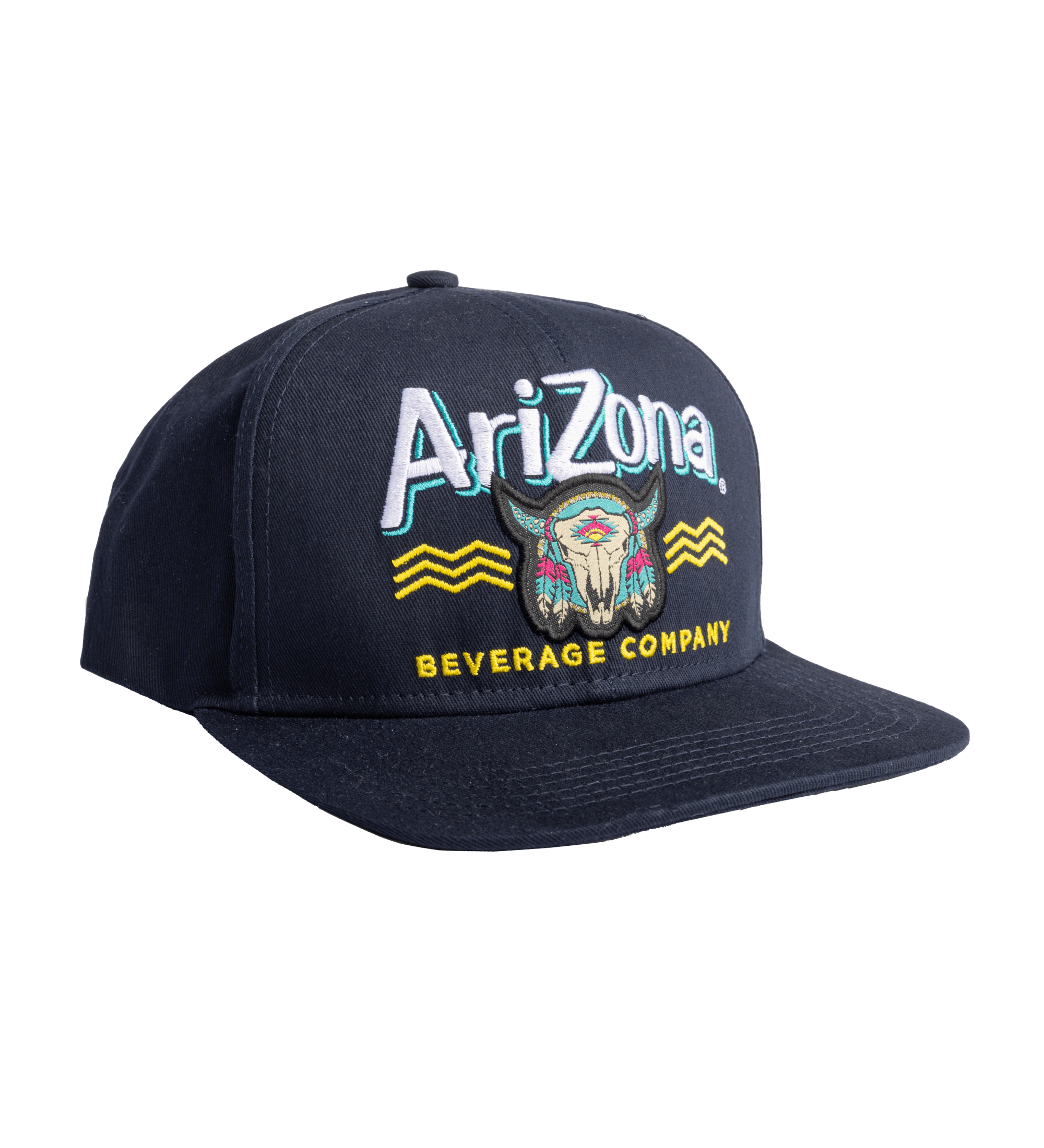 Navy Logo Snapback Hat Image
