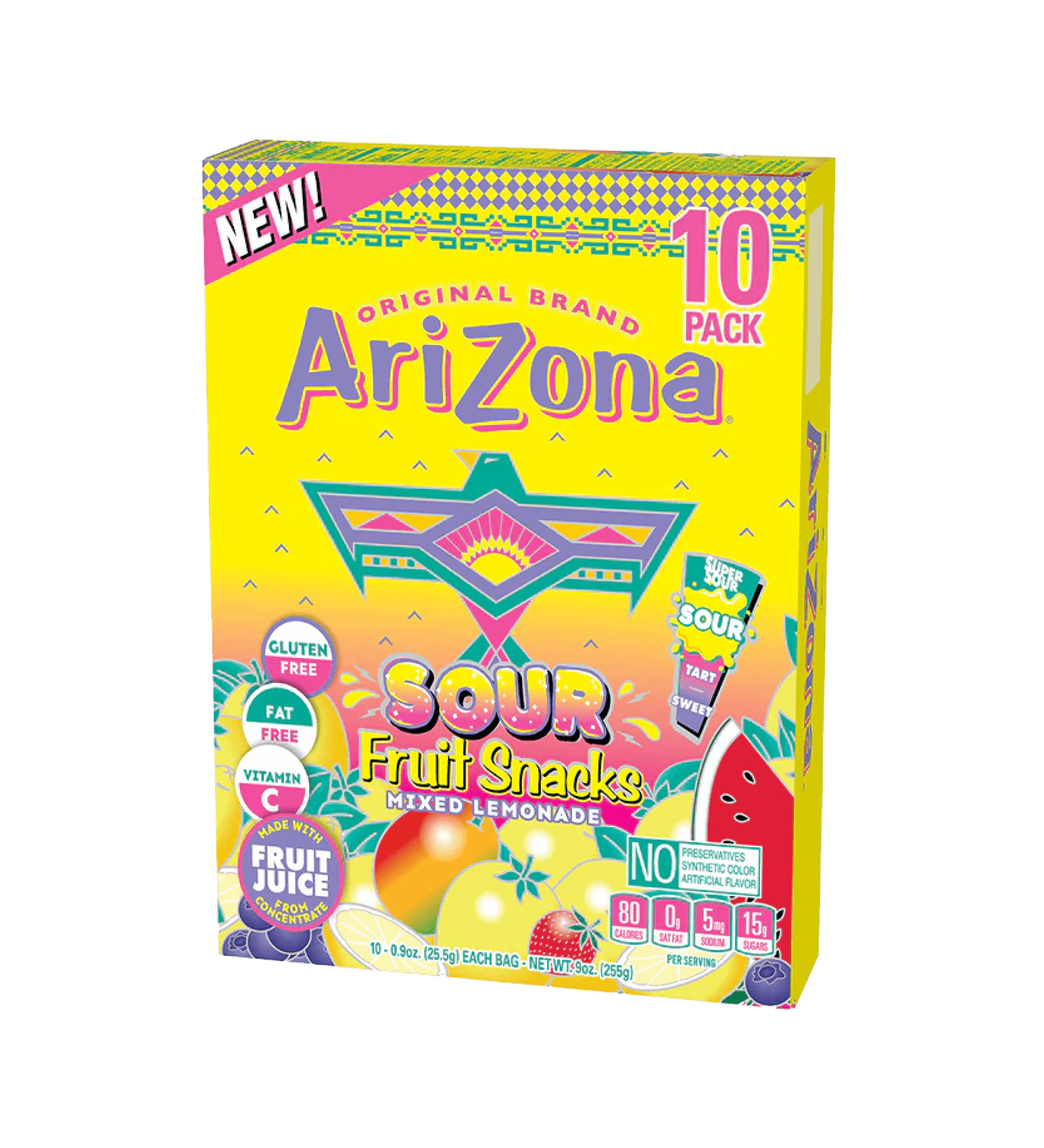 Sour Lemonade .9oz 10 Pack Fruit Snacks