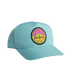 Blue Sunburst Snapback Hat Image