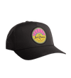 Black Sunburst Snapback Hat Image