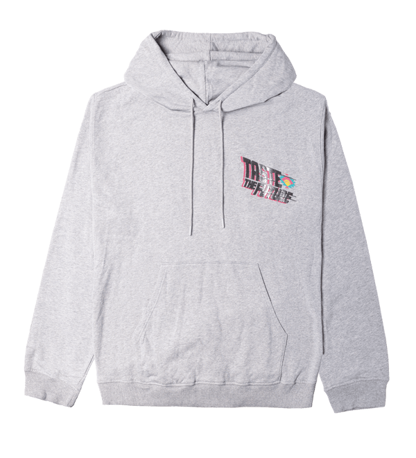 Heather Gray Taste the Future Cotton Hoodie