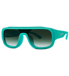 Teal Sunglasses with Teal Lens Side View